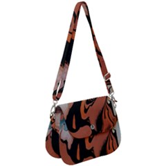 Paint Saddle Handbag