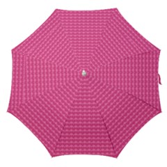 Abstract-pink Love Straight Umbrellas by nateshop