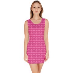 Abstract-pink Love Bodycon Dress by nateshop