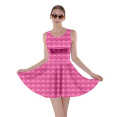 Abstract-pink Love Skater Dress by nateshop