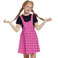 Abstract-pink Love Kids  Apron Dress by nateshop