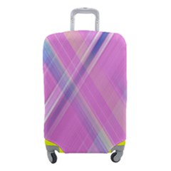 Background Abstrac Pink Luggage Cover (small) by nateshop