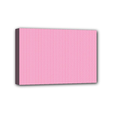 Background Pink Modern Mini Canvas 6  X 4  (stretched) by nateshop