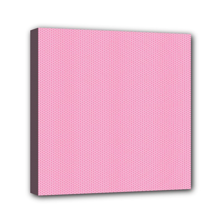 Background Pink Modern Mini Canvas 6  x 6  (Stretched)