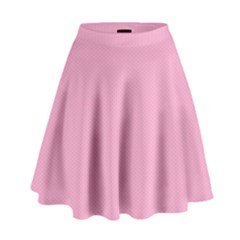 Background Pink Modern High Waist Skirt