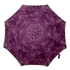 Background Purple Love Hook Handle Umbrellas (small) by nateshop