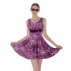 Background Purple Love Skater Dress by nateshop