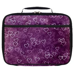 Background Purple Love Full Print Lunch Bag by nateshop