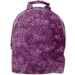 Background Purple Love Mini Full Print Backpack by nateshop