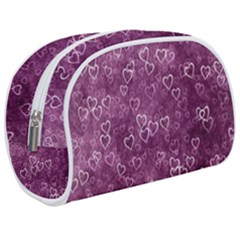 Background Purple Love Make Up Case (medium) by nateshop