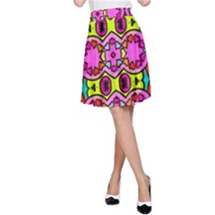 Abstract-karakkter A-line Skirt by nateshop