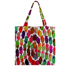 Watermelon Zipper Grocery Tote Bag by nateshop