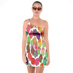 Watermelon One Soulder Bodycon Dress by nateshop