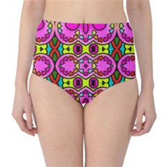 Abstract-karakkter Classic High-waist Bikini Bottoms