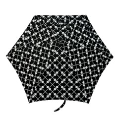 Abstract-black Mini Folding Umbrellas by nateshop