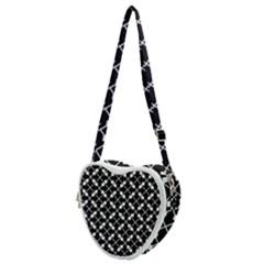 Abstract-black Heart Shoulder Bag by nateshop