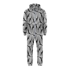 Abstract-gray Hooded Jumpsuit (kids) by nateshop
