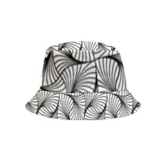 Abstract-gray Inside Out Bucket Hat (kids) by nateshop