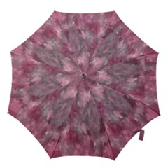 Abstract-pink Hook Handle Umbrellas (small) by nateshop