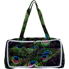 Peacock-feathers-color-plumage Multi Function Bag by Celenk