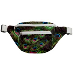 Peacock-feathers-color-plumage Fanny Pack by Celenk