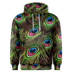 Peacock-feathers-color-plumage Men s Overhead Hoodie