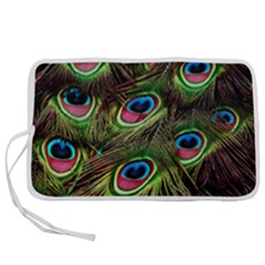 Peacock-feathers-color-plumage Pen Storage Case (s) by Celenk