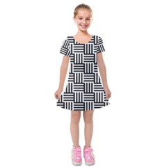 Basket Kids  Short Sleeve Velvet Dress