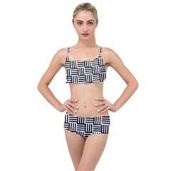 Basket Layered Top Bikini Set