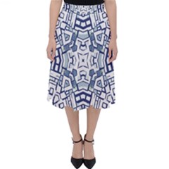 Blue-design Classic Midi Skirt by nateshop
