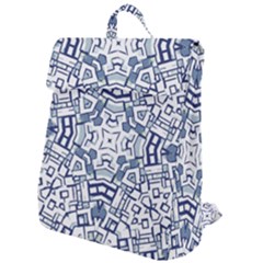 Blue-design Flap Top Backpack by nateshop