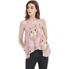Cat-cats Flowy Camisole Tank Top by nateshop