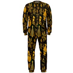 Christmas Gold Onepiece Jumpsuit (men)