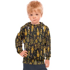 Christmas Gold Kids  Hooded Pullover