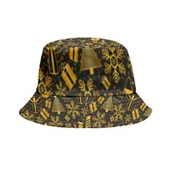 Christmas Gold Inside Out Bucket Hat
