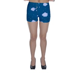 Clouds Skinny Shorts