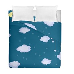 Clouds Duvet Cover Double Side (full/ Double Size) by nateshop