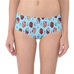 Cupcake Mid-waist Bikini Bottoms by nateshop