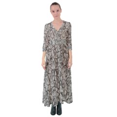 Comb Button Up Maxi Dress by nateshop