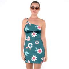 Cute One Soulder Bodycon Dress by nateshop