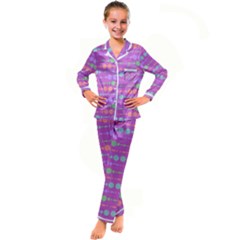 Design Modern Kid s Satin Long Sleeve Pajamas Set by nateshop