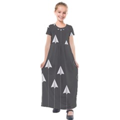 Difference Kids  Short Sleeve Maxi Dress by nateshop