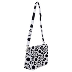 Dot Shoulder Bag With Back Zipper by nateshop