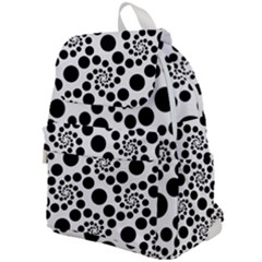 Dot Top Flap Backpack by nateshop