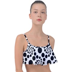 Dot Frill Bikini Top by nateshop