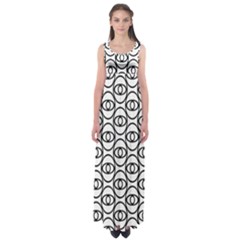 Ellipse Empire Waist Maxi Dress