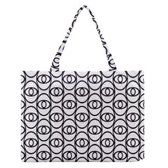 Ellipse Zipper Medium Tote Bag