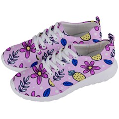 Flowers Purple Men s Lightweight Sports Shoes by nateshop