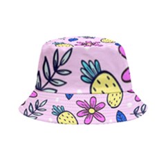 Flowers Purple Inside Out Bucket Hat by nateshop