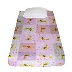 Giraffe Fitted Sheet (single Size) by nateshop